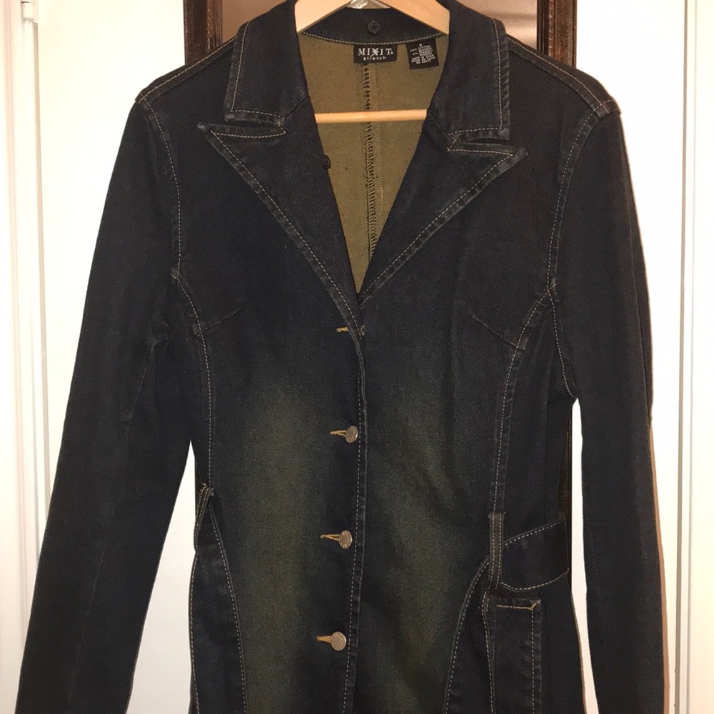 Mix-it  Long Blue Jean Jacket